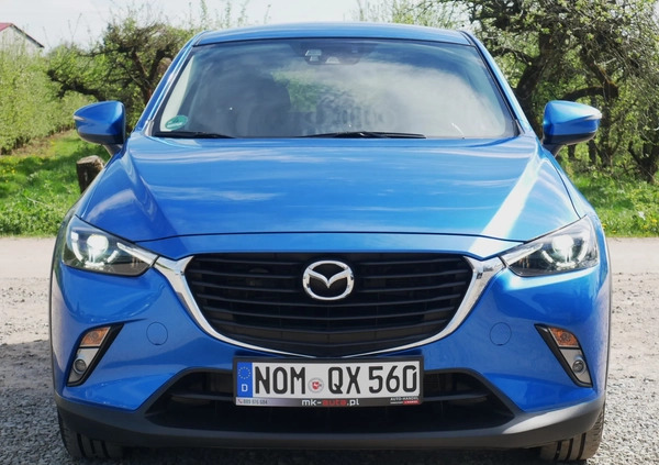Mazda CX-3 cena 72900 przebieg: 47565, rok produkcji 2017 z Mirsk małe 742